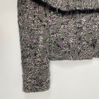 ARMANI COLLEZIONI アルマーニ コレッツォーニ / バージンウール ツイードビッグカラージャケット 参考定価：100,000程度 SIZE：40