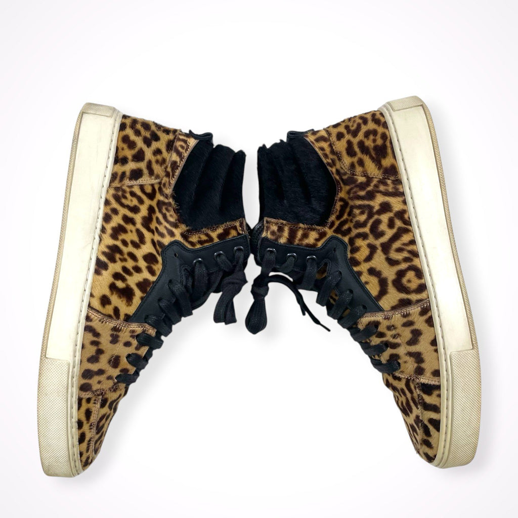 Yves Saint Laurent / レオパードハイカットスニーカー 参考定価：70,000程度 SIZE:41