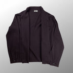 【美品】 STRASBURGO ストラスブルゴ / ニットジャケット ダークパープル ST/2218027 参考定価：50,000程度 SIZE：L