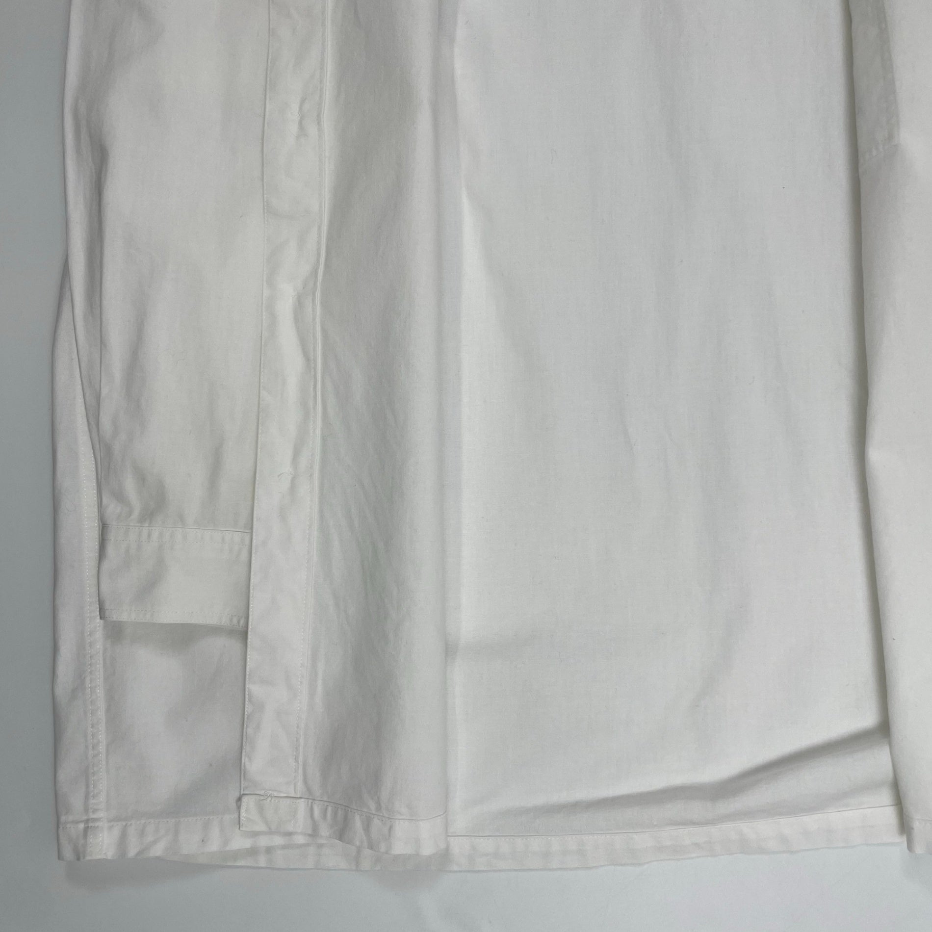 CELINE セリーヌ / 馬車刺繍ヴィンテージコットンシャツ ホワイト SIZE:L