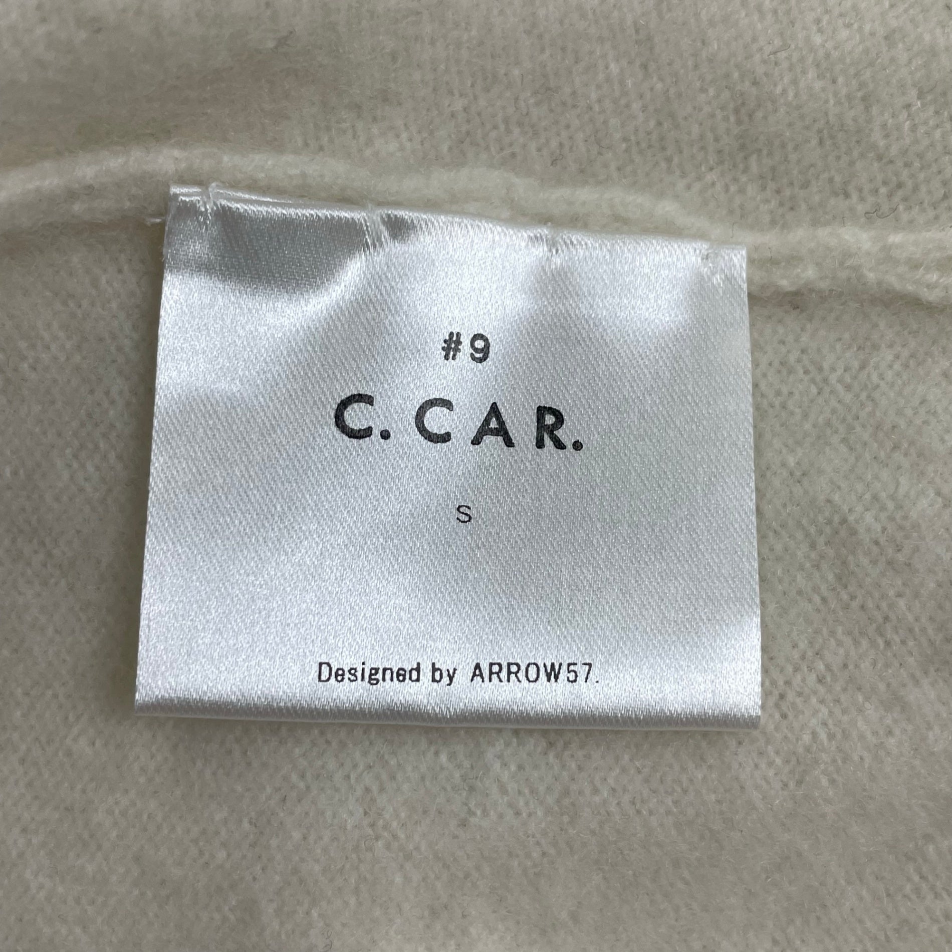 ARROW57 / 田中さんのセーター C.CAR カシミヤカーディガン オフホワイト SIZE:S