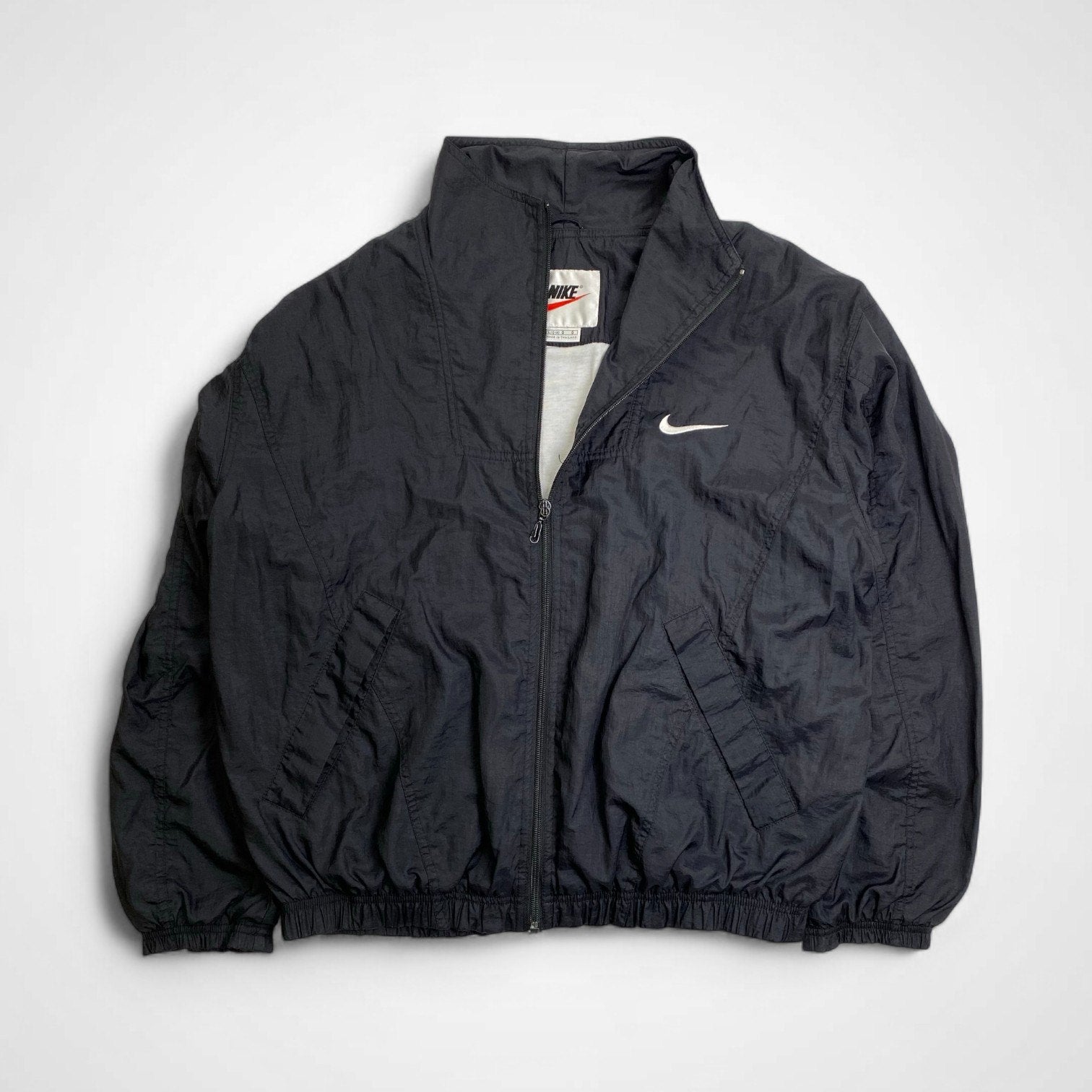 90s NIKE ナイキ / 白タグ ヴィンテージ スウォッシュ ジップジャケット SIZE：L