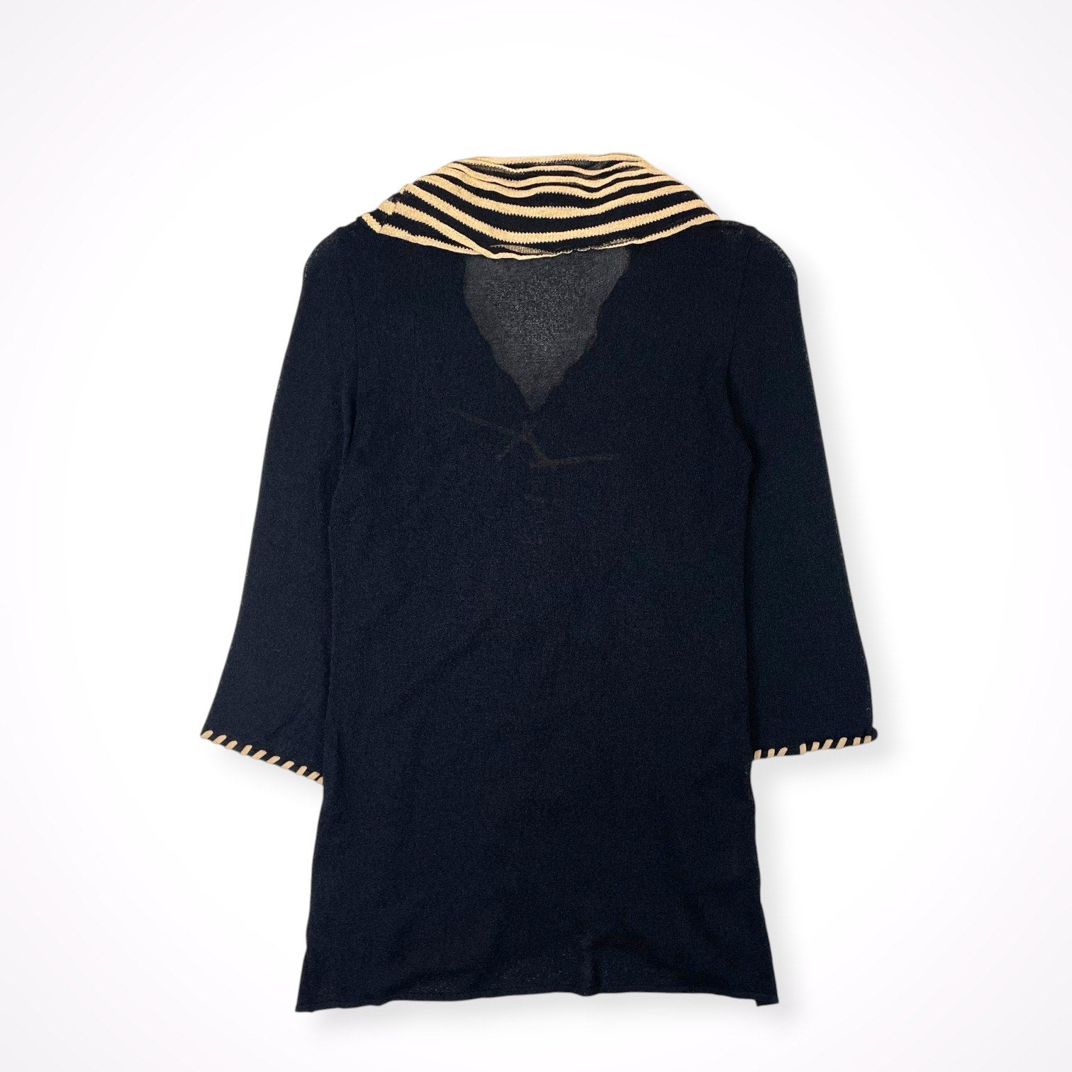 CLASS roberto cavalli / フリンジチュニックニット 参考定価：60,000程度 SIZE:42(M程度)