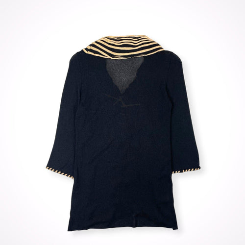 CLASS roberto cavalli / フリンジチュニックニット 参考定価：60,000程度 SIZE:42(M程度)