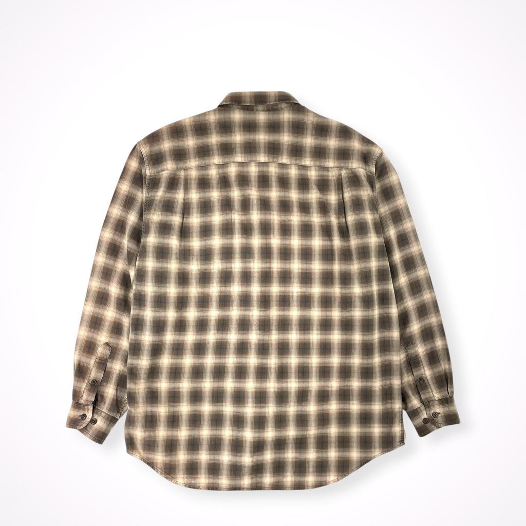 Eddie Bauer / シャドーチェックコットンシャツ SIZE:M