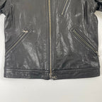 BURBERRY BLACK LABEL バーバリーブラックレーベル / シングルレザーライダースジャケット LUXURY COLLECTION SIZE:L