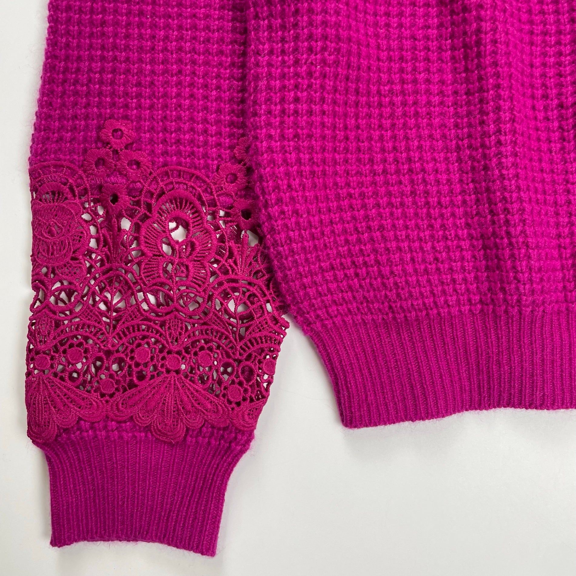 Hysteric Glamour ヒステリックグラマー / BEAR LACEワッフル編 プルオーバー 参考定価：29,800+tax SIZE：FREE