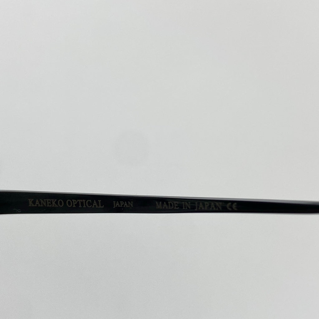 金子眼鏡 【JAPANシリーズ】 / ハイブリッジボストン KJ-43 JPBK 参考定価：42,000+tax