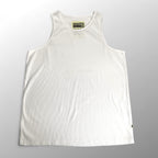 SSZ エス エス ズィー / リブ ワイドタンクトップ 「シン テレビ装」 ホワイト SIZE:L