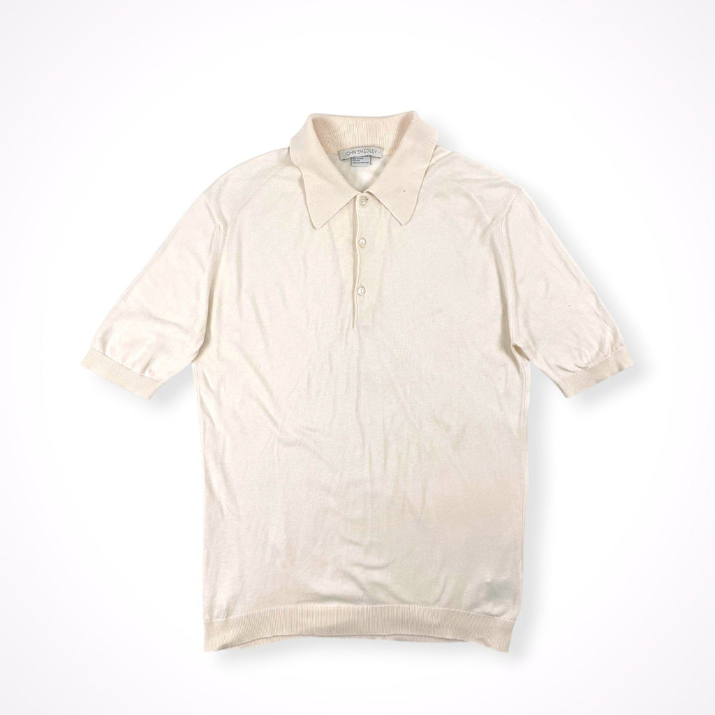 JOHN SMEDLEY / シーアイランドコットン ニットポロシャツ 英国製 SIZE：XS(M程度)