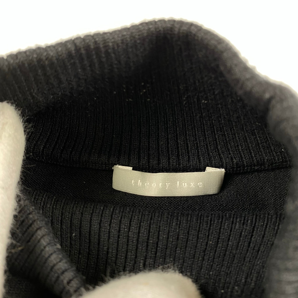 【23年完売アイテム】 theory luxe セオリー リュクス / CLINTON RASA  モックネック ハイネック ニット SIZE：38