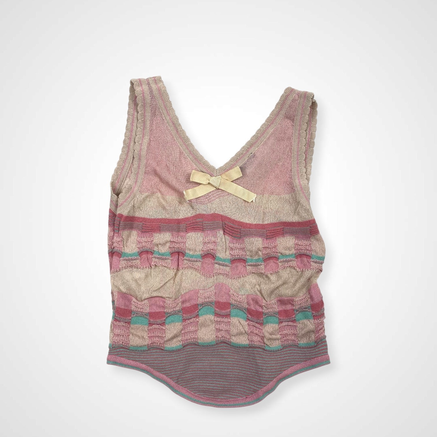 TEREZA SANTOS テレサ サントス / ニットキャミソール 参考定価：30,000程度 SIZE：S