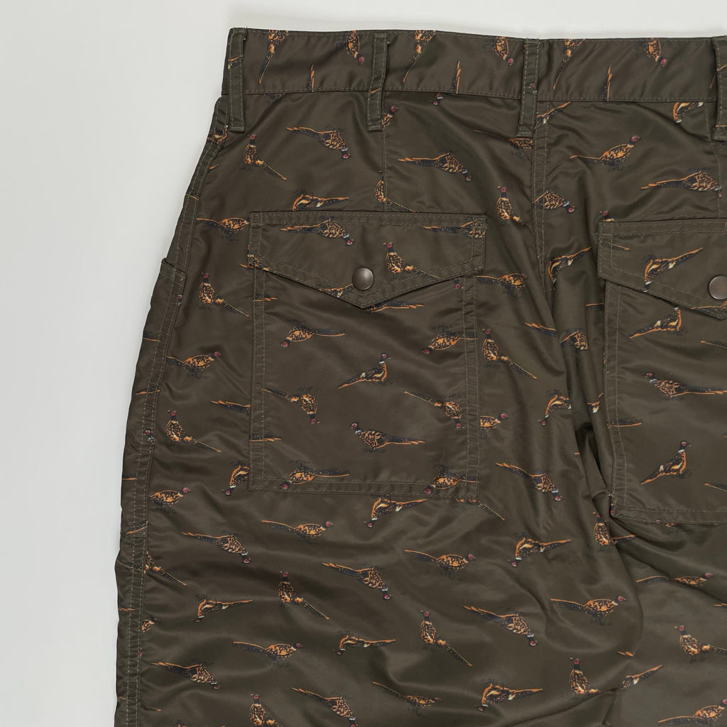 BEAMS PLUS ビームスプラス / Bush Pants Polyester Animal Print 参考定価：40,000+tax SIZE:M