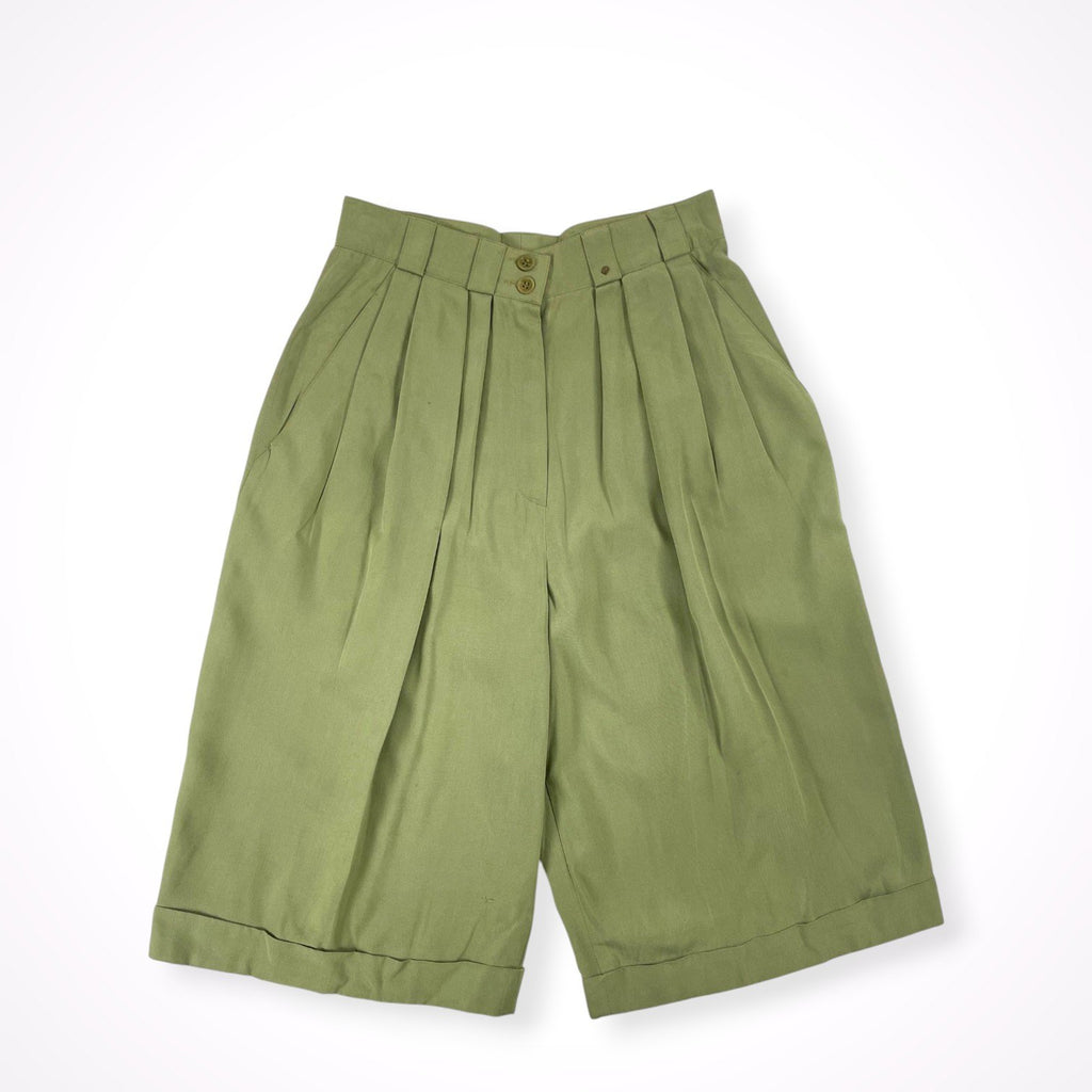 EURO VINTAGE / シルク混ヴィンテージハーフパンツ SIZE：40