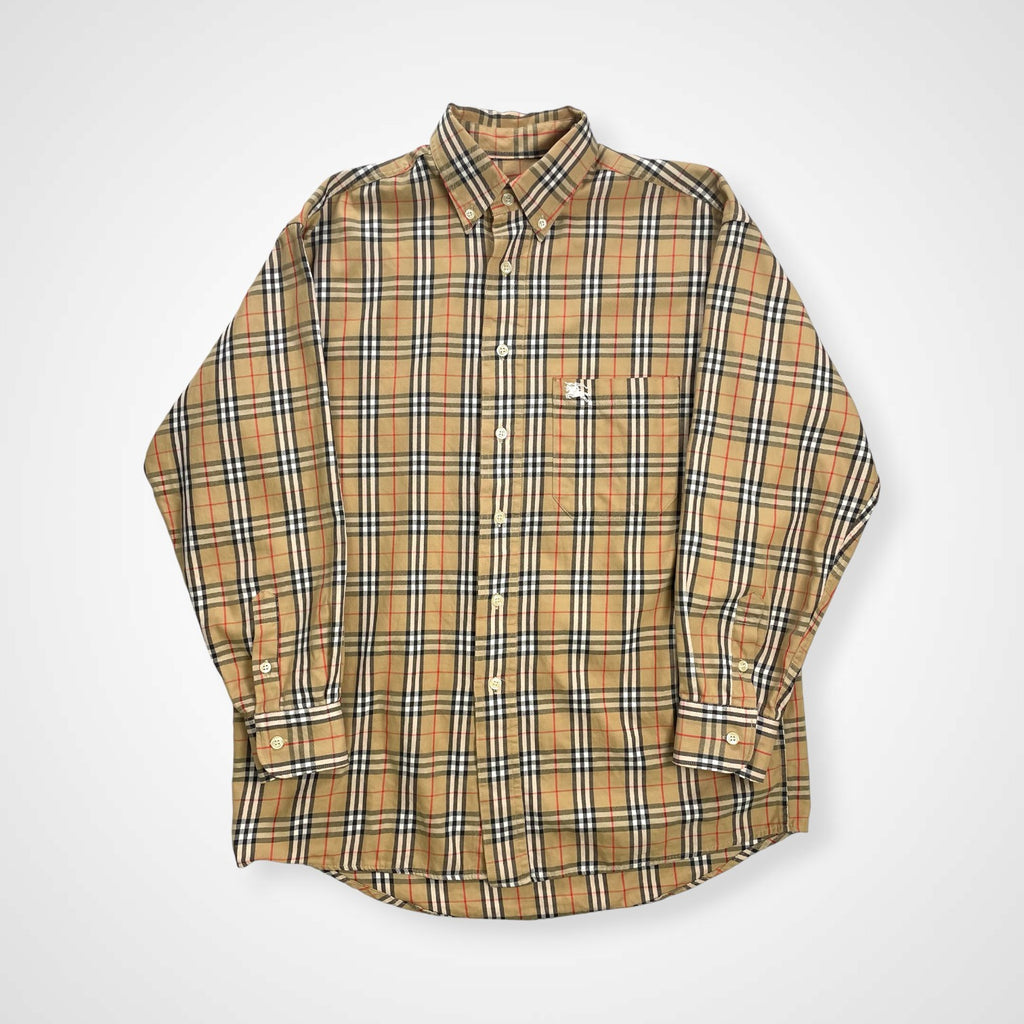 Burberrys バーバリーズ / 英国製 ボタンダウン ノヴァチェックシャツ SIZE：M
