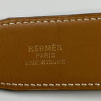 【極美品 鑑定済】 HERMES エルメス / コンスタンス Hバックル レザーベルト 〇Y刻印 ブラック×ベージュ 75cm