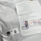 【未使用品】 Sangacio × PUNK DRUNKERS サンガッチョ パンクドランカーズ / にゅ × PDS「パ」 コラボスニーカー LIGHT GRAY