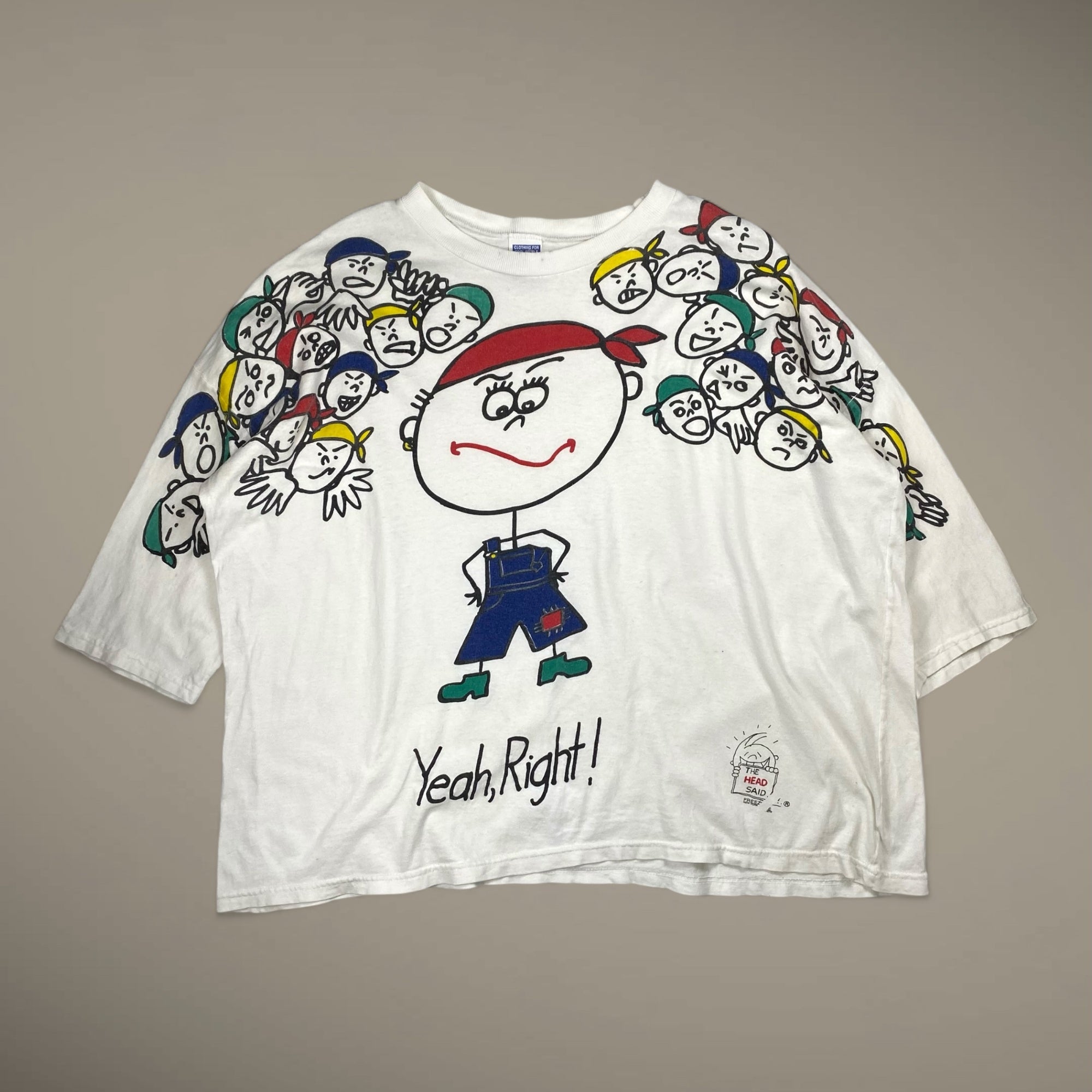 オールド FREEZE フリーズ / キャラクター プリント 半袖 Tシャツ NY USA製 SIZE：2XL