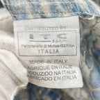 roberto cavalli / パイソン＆フェザー柄切替シャツ 参考定価：100,000程度 SIZE:48