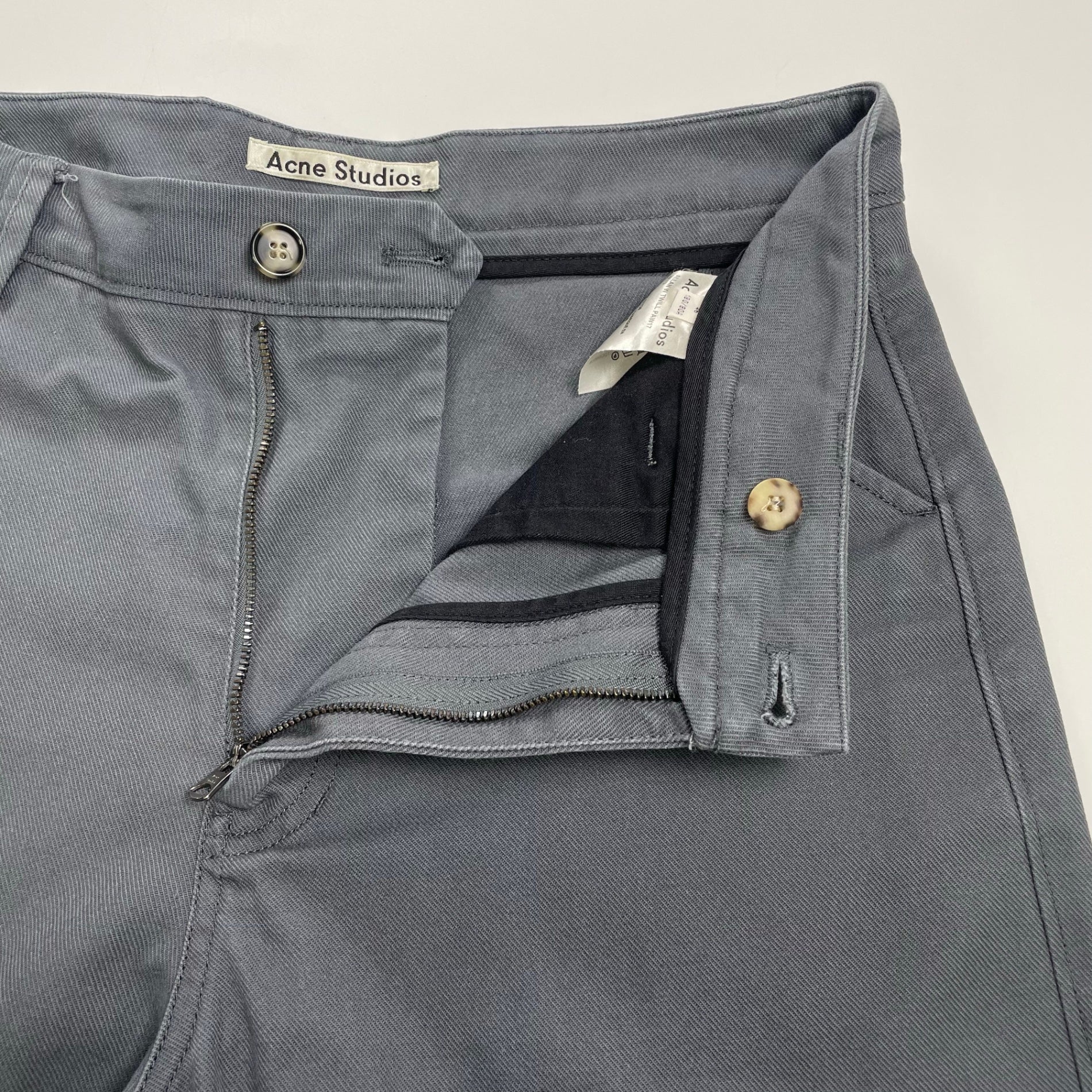 Acne Studios アクネ ストゥディオズ / ALLAN W TWILL ツイル テーパードパンツ 参考定価：30,000程度 SIZE:46