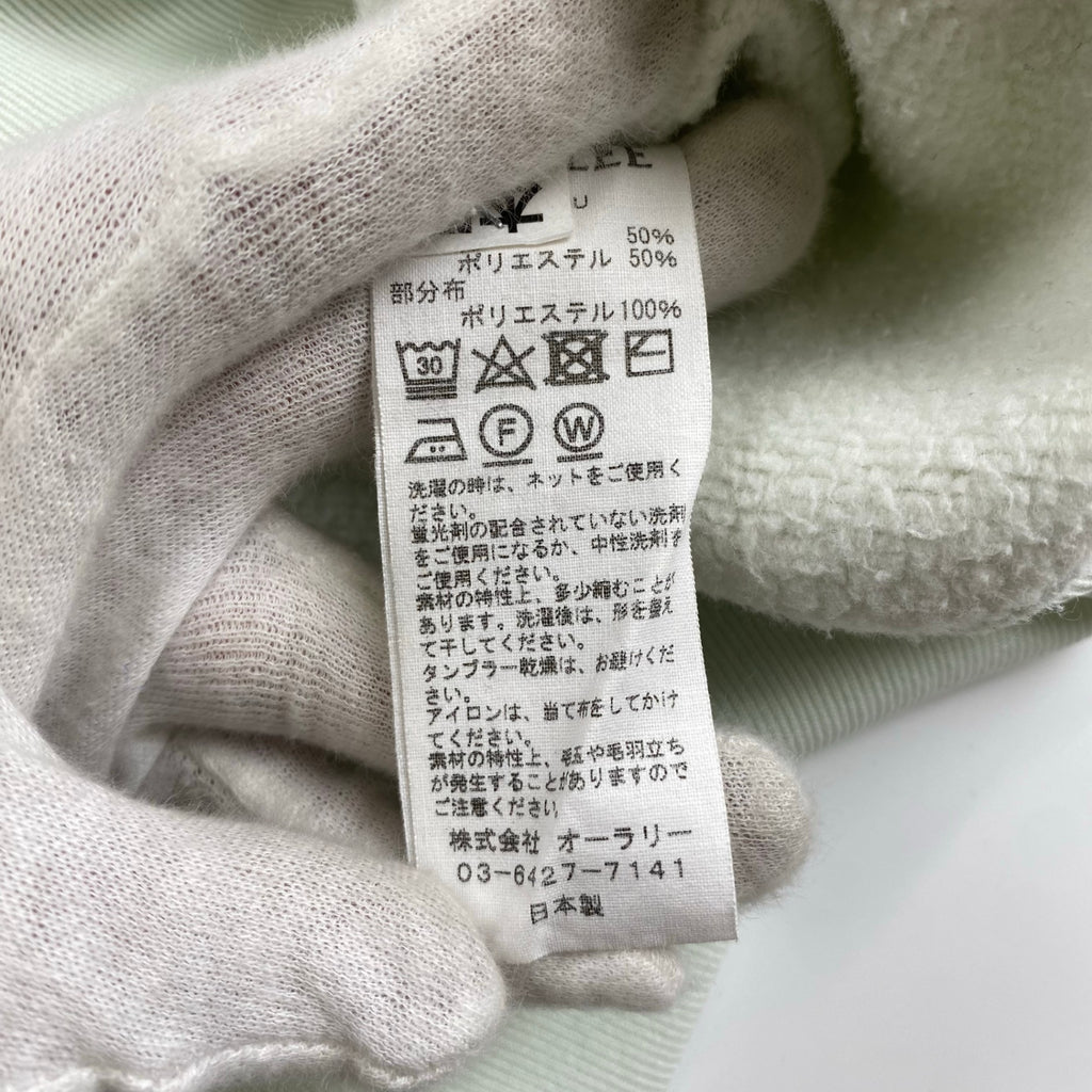 AURALEE オーラリー / BAGGY POLYESTER SWEAT P/O スウェット ビッグシルエット A9AP03PU SIZE：3