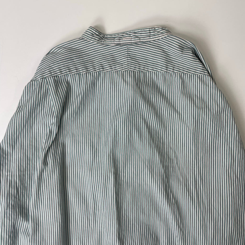 EURO VINTAGE / 40sフレンチドレスグランパシャツ マチ付 SIZE:16 1/2(L程度)