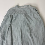 EURO VINTAGE / 40sフレンチドレスグランパシャツ マチ付 SIZE:16 1/2(L程度)