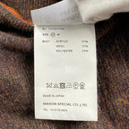 MAISON SPECIAL メゾンスぺシャル / アブストラクトパイルジャガードプライムオーバータートルネックロングスリーブTシャツ SIZE:44