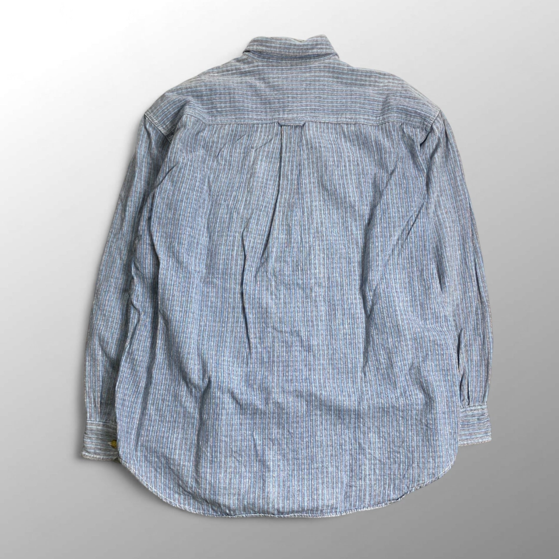 THE FLINTSTONES ザ フリントストーン / 原始家族BD シャツ チェック柄 ブルー SIZE：M