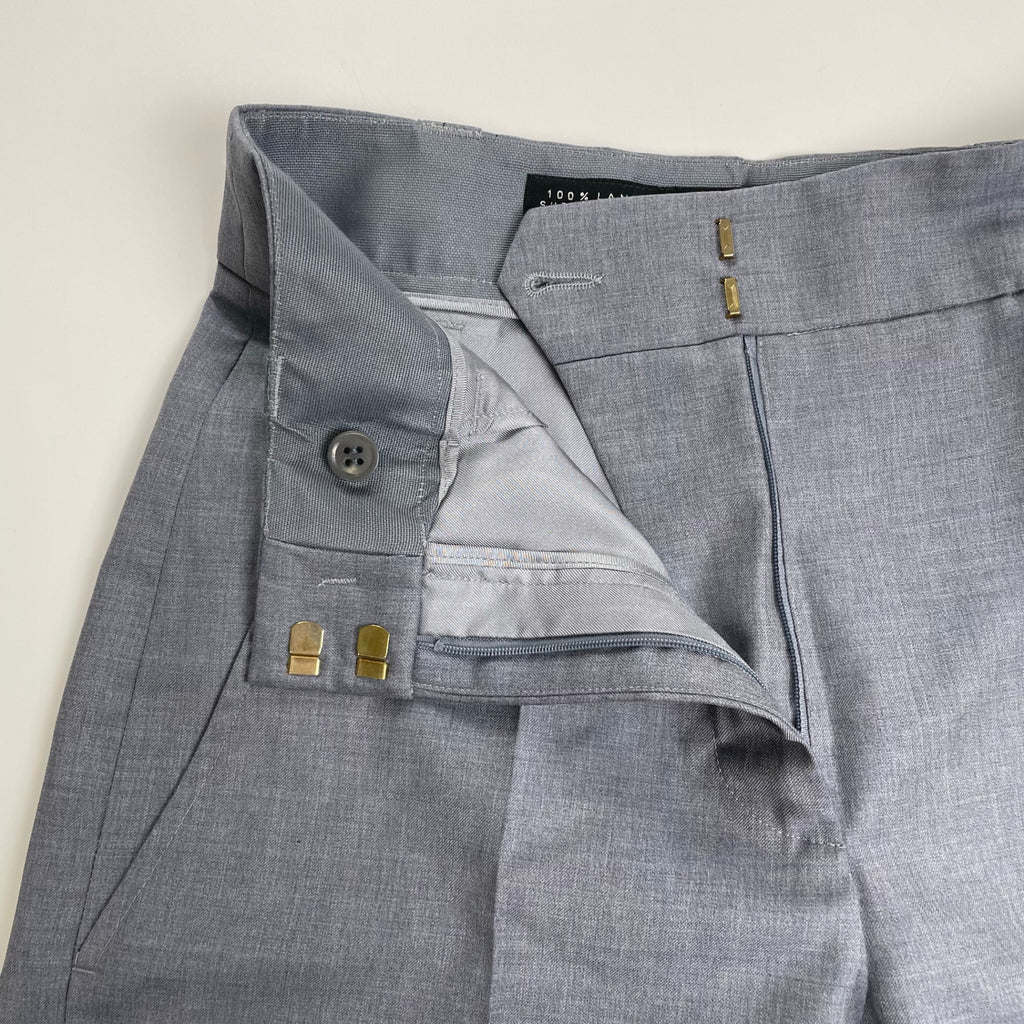 GIORGIO ARMANI ジョルジオ アルマーニ / Super150's スラックス ブルーグレー イタリア製 参考定価：200,000程度 SIZE：38(M程度)