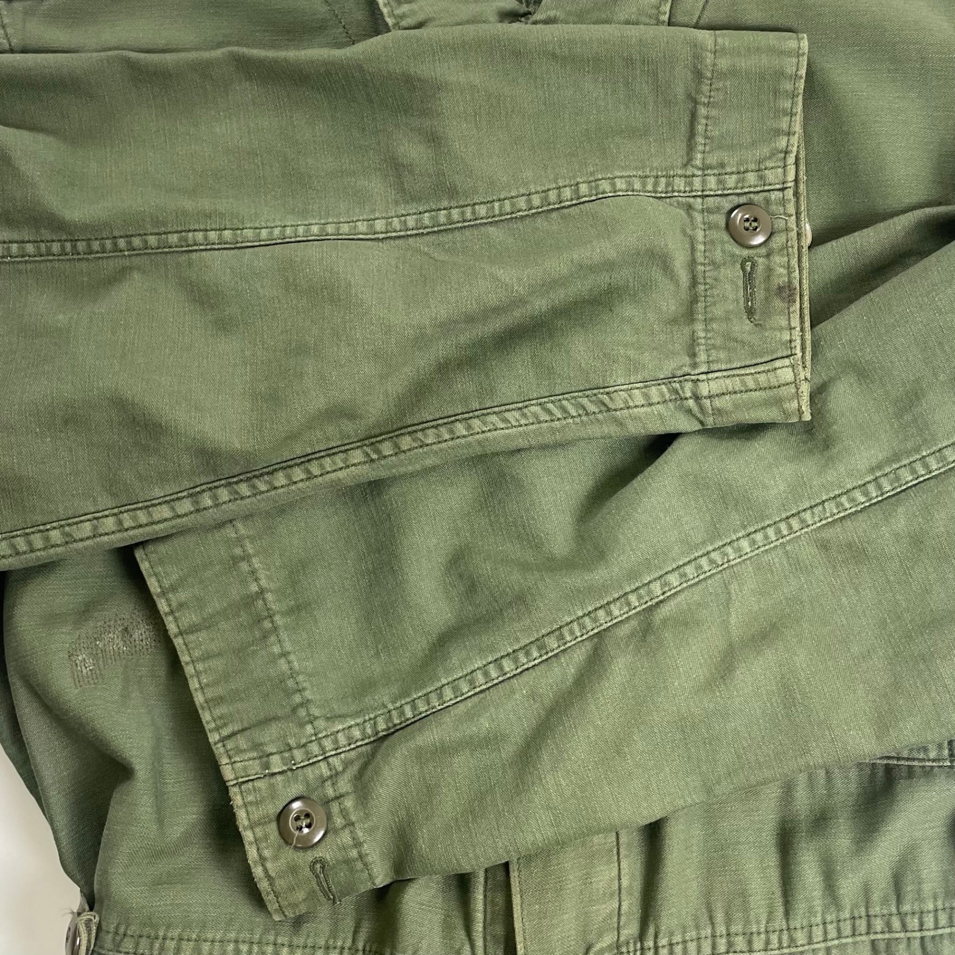 VINTAGE ヴィンテージ / リメイクオールインワン コットンサテン OG-107 ツナギ SIZE：L程度