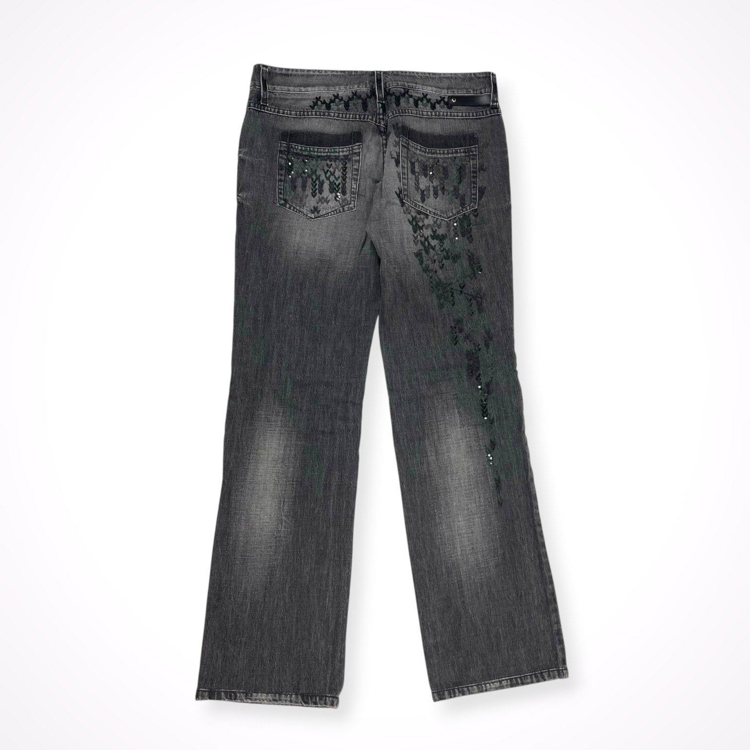 ERMANNO SCERVINO / ビジューデザインデニムパンツ 参考定価：110,000程度 SIZE:42