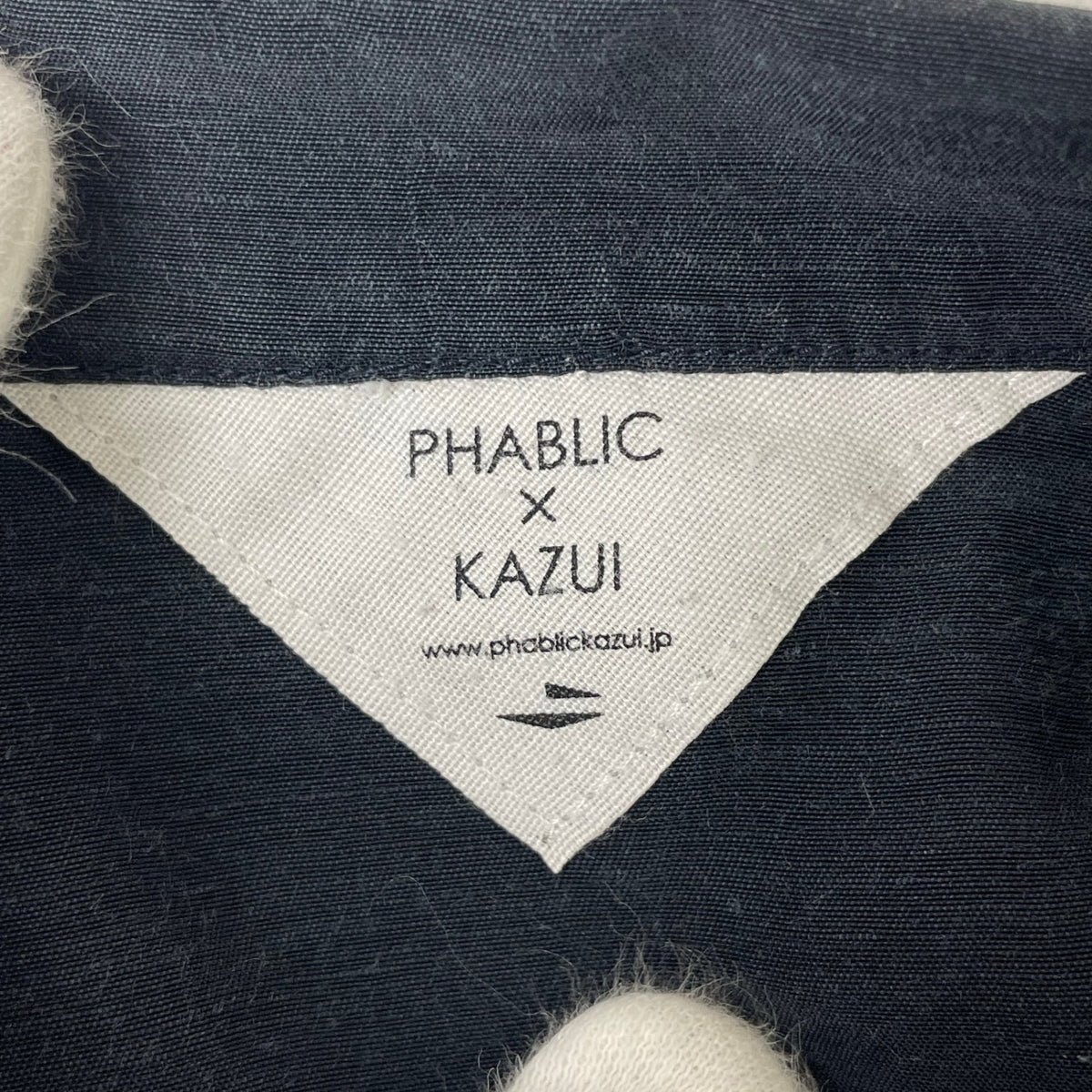 PHABLIC × KAZUI / Listenオープンカラーシャツ 参考定価：30,000程度 SIZE:2