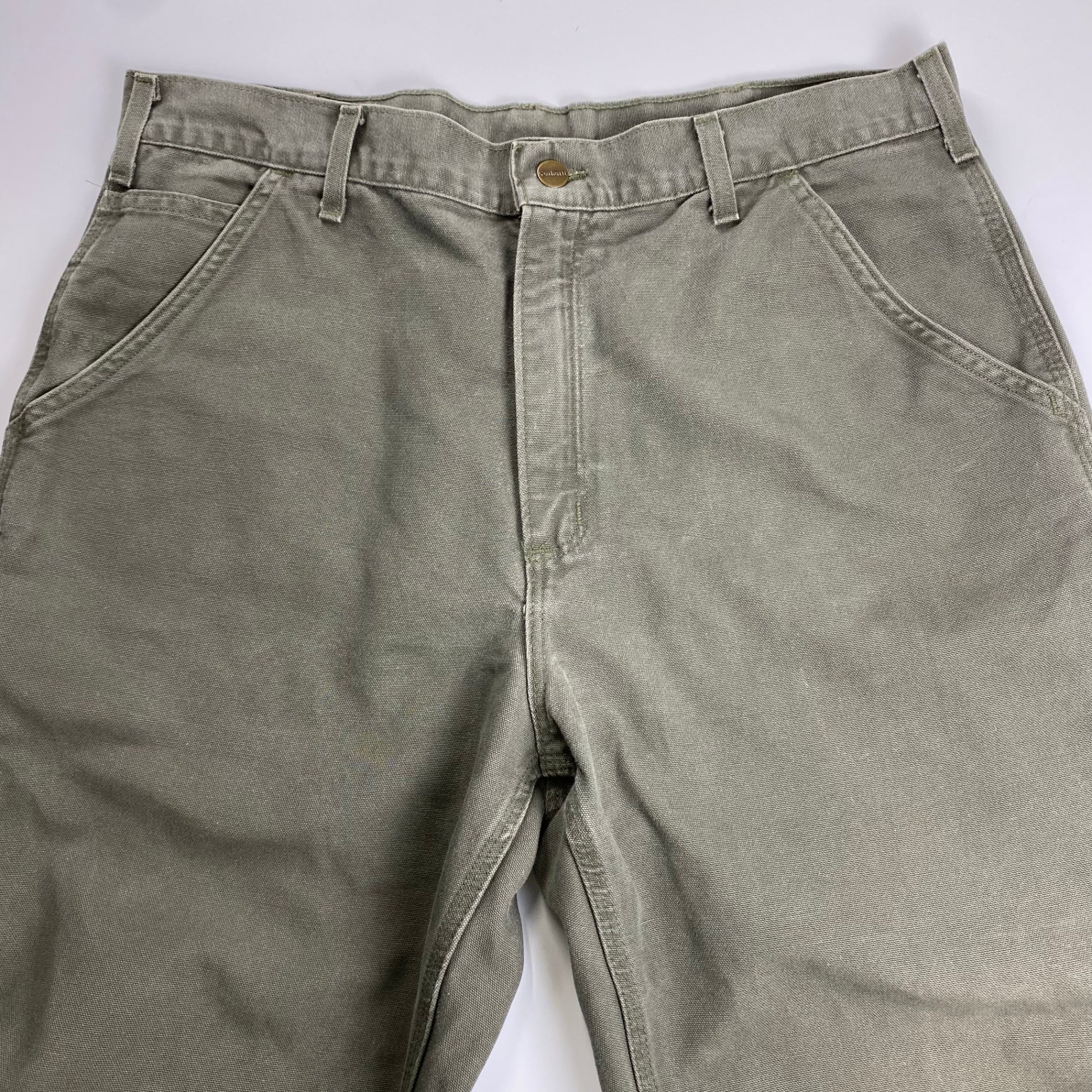 carhartt カーハート / ダック地 ペインターパンツ ワークパンツ ツールポケット付 カーキ SIZE:W94(XL程度)