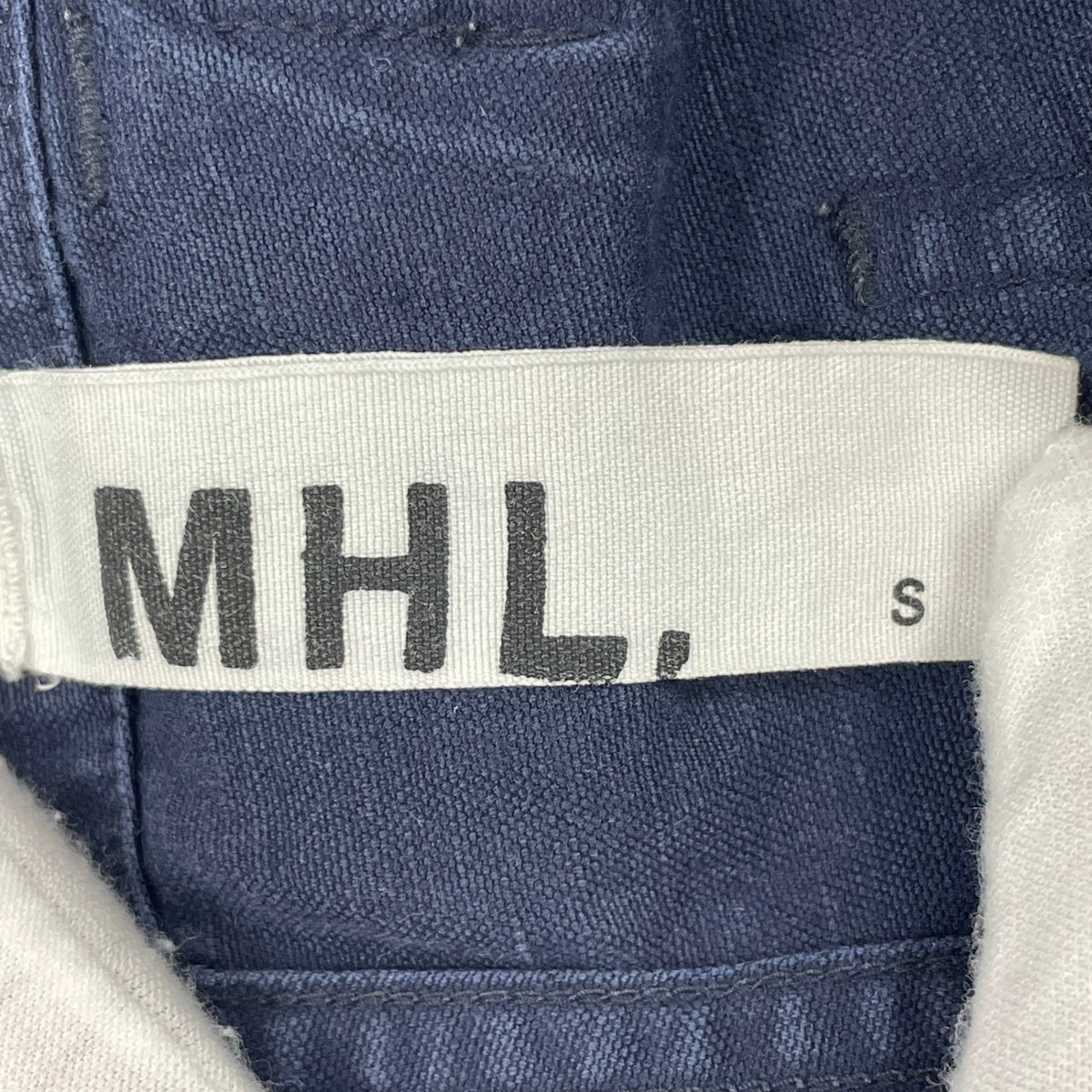 MHL. / コットンリネンワークパンツ 参考定価：30,000程度 SIZE:S