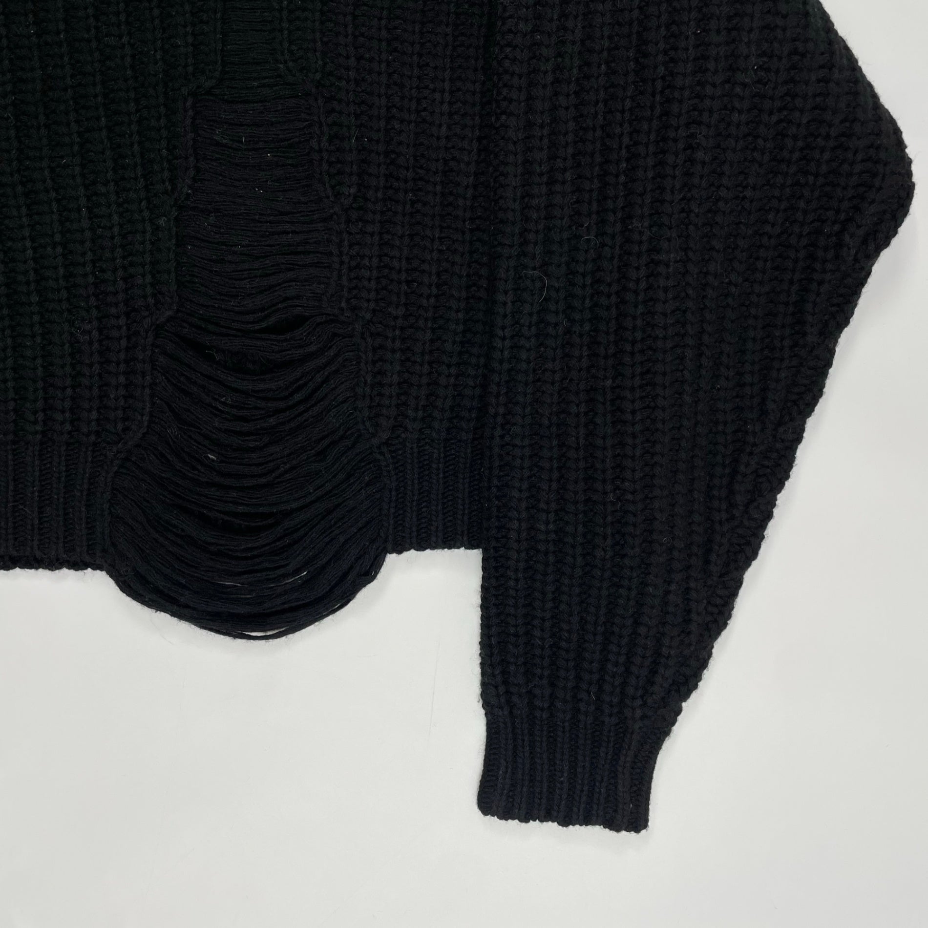 DESIGNER REMIX CHARLOTTE ESKILDSEN デザイナーリミックス / 解かれたニット Unraveled Knit 参考定価：28,000程度 SIZE：XXS