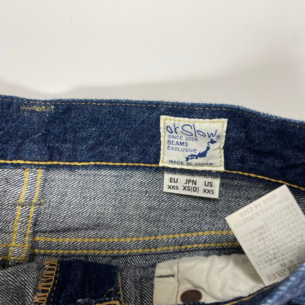 orslow × BEAMS BOY オアスロウ ビームスボーイ / コラボ Monroe Pants Special デニムパンツ 701ZBB 参考定価：24,500+tax SIZE:XS