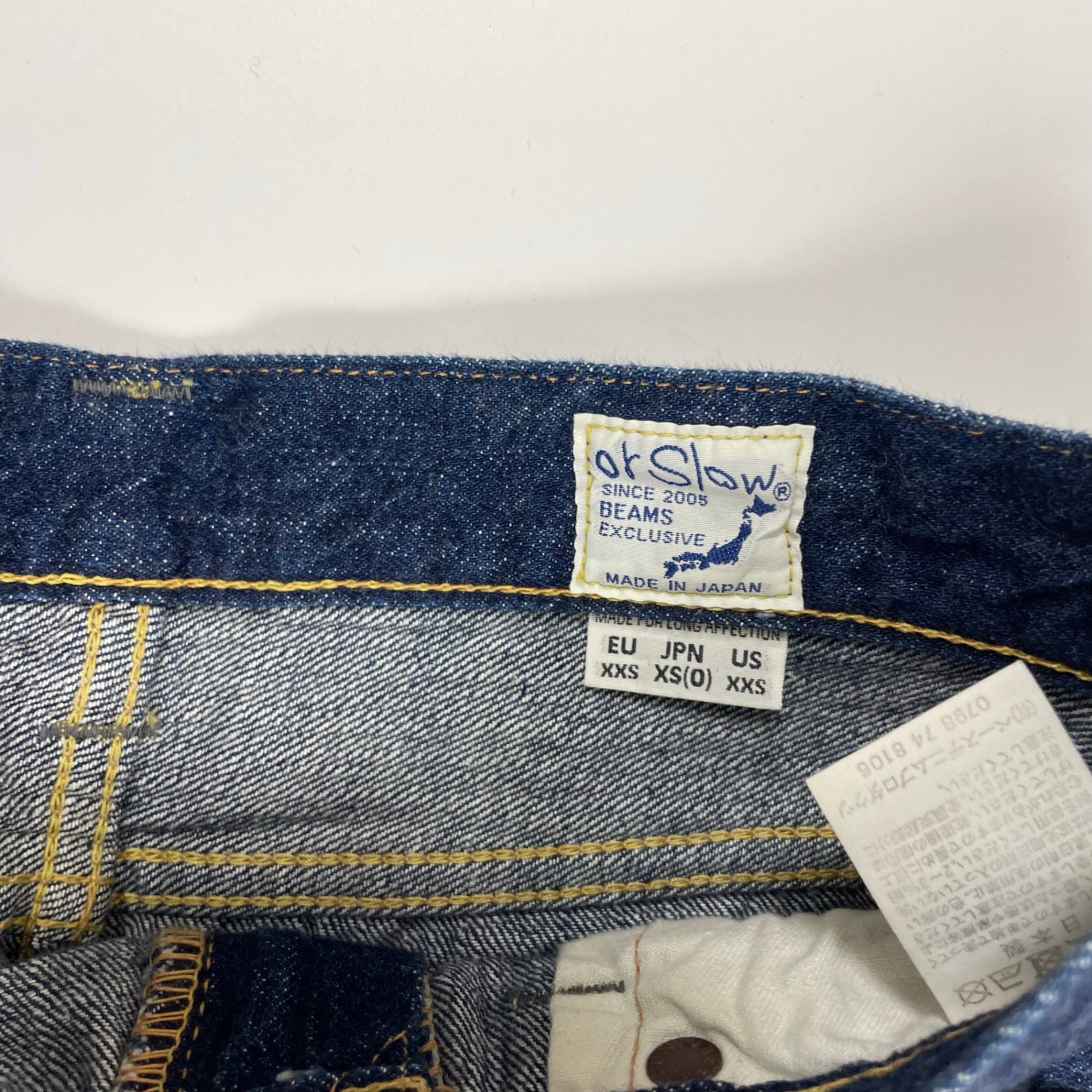 orslow × BEAMS BOY オアスロウ ビームスボーイ / コラボ Monroe Pants Special デニムパンツ 701ZBB 参考定価：24,500+tax SIZE:XS