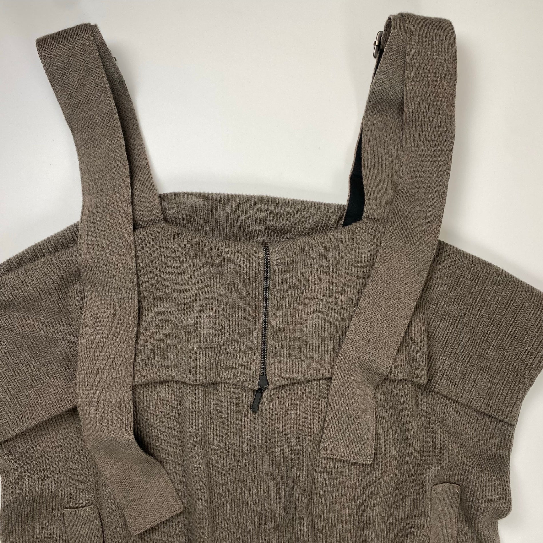 Y's ワイズ ヨウジヤマモト RISMAT by Y's / 20AWコレクションアイテム ニットサロペット モカブラウン SIZE:2