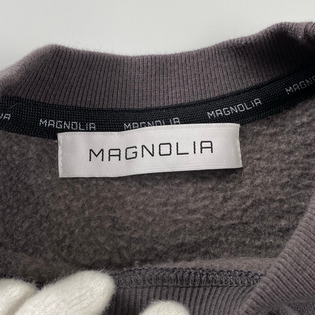 MAGNOLIA マグノリア / クロップド ロゴ スウェット ミニマルデザイン SIZE:FREE