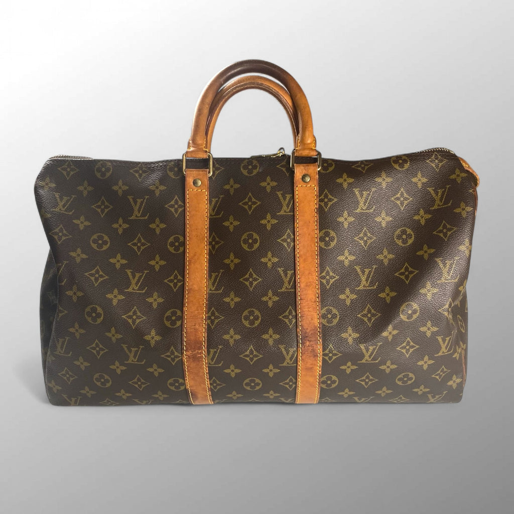 LOUIS VUITTON ルイ ヴィトン / キーポル45 M41428 SP1923 モノグラム ボストン トラベル ブラウン