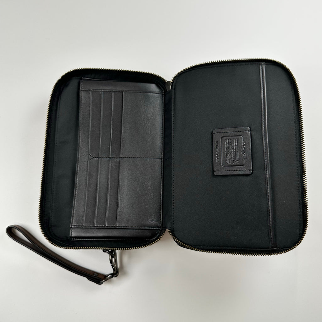 COACH コーチ / オールレザー セカンドバッグ クラッチバッグ 93527