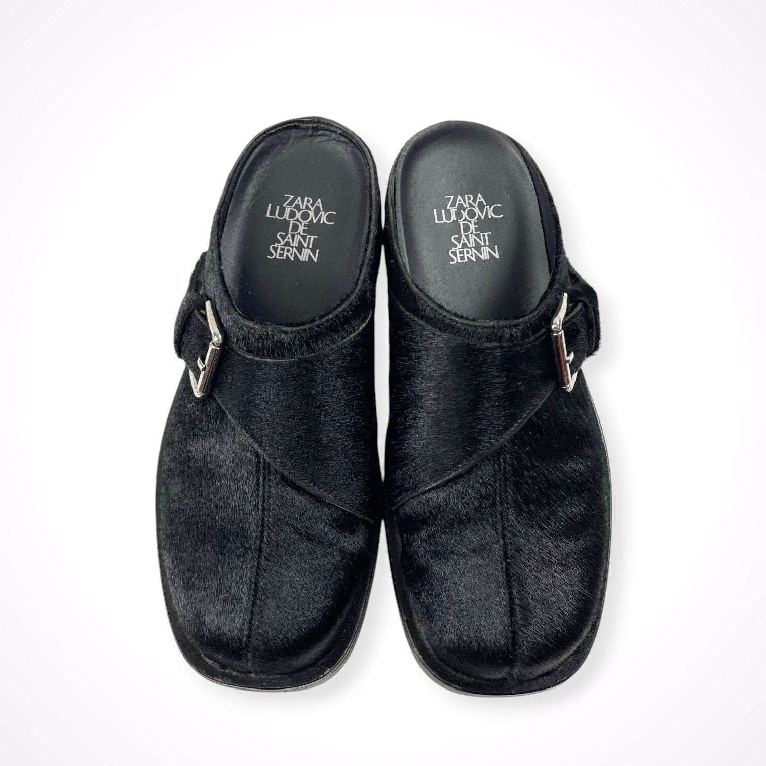 ZARA × LUDOVIC DE SAINT SERNIN / コラボ ハラコモンクサンダル SIZE:25.5cm