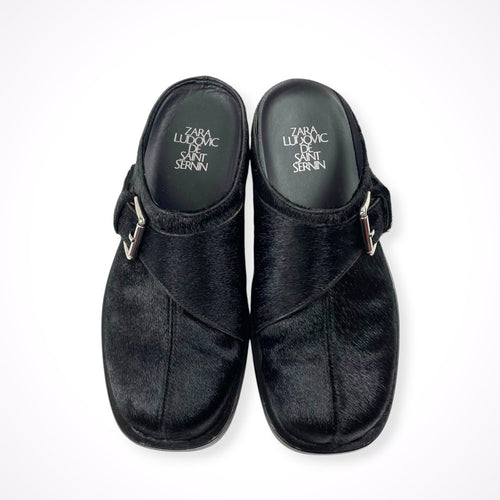 ZARA × LUDOVIC DE SAINT SERNIN / コラボ ハラコモンクサンダル SIZE:25.5cm
