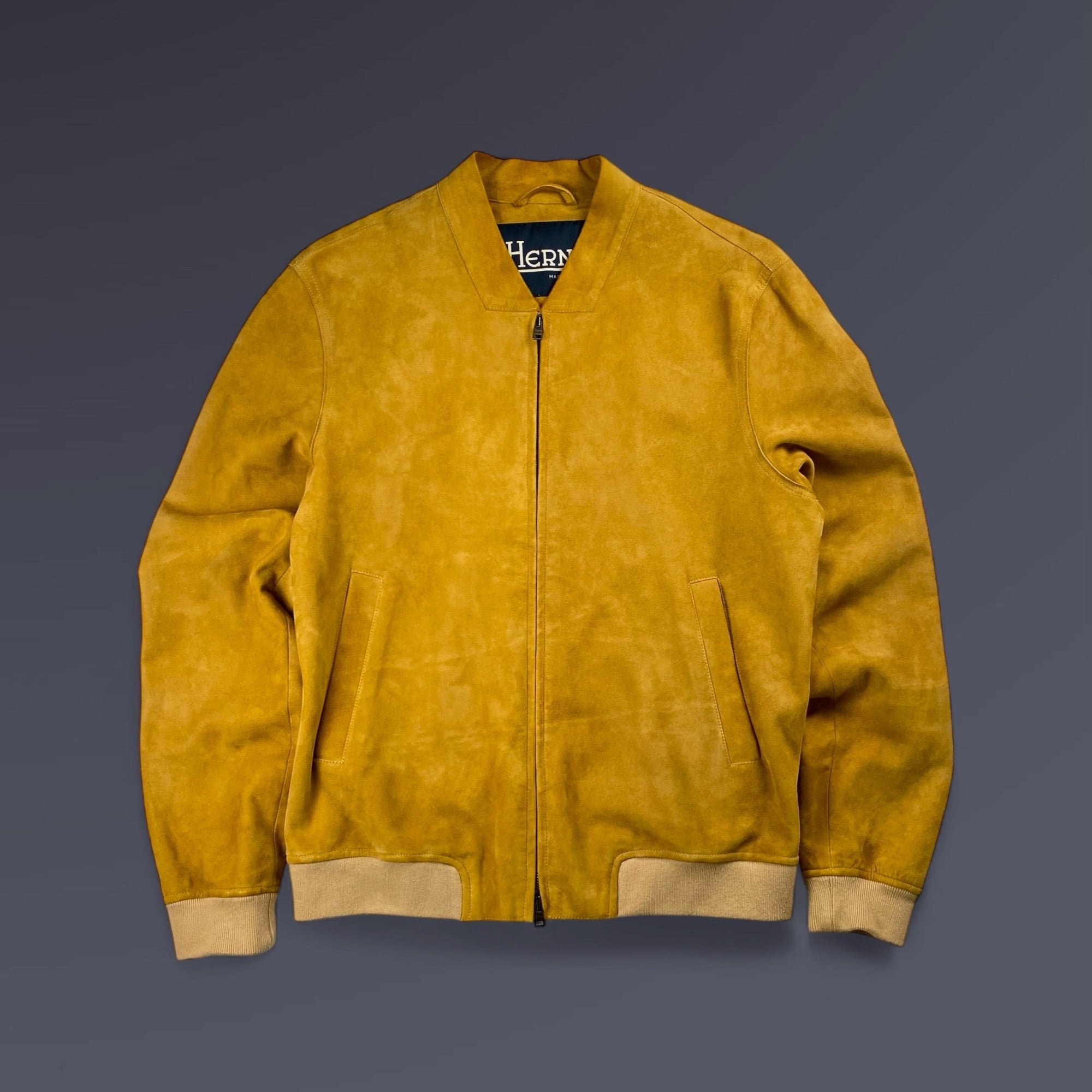 HERNO ヘルノ / ゴートレザージャケット 参考定価：130,000+tax SIZE:48（L程度）