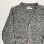 INVERALLAN インバーアラン / シェットランドウールカーディガン ウッドボタン 参考定価：30,000程度 SIZE:36