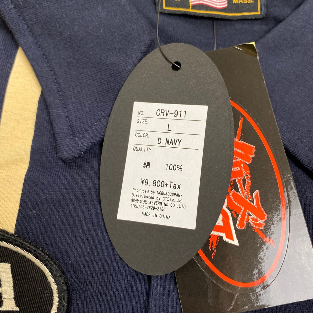 vanson × 「クローズ」 武装戦線 バンソン / 「別動隊」 刺繍 デスラビット ポロシャツ 未使用 SIZE:L