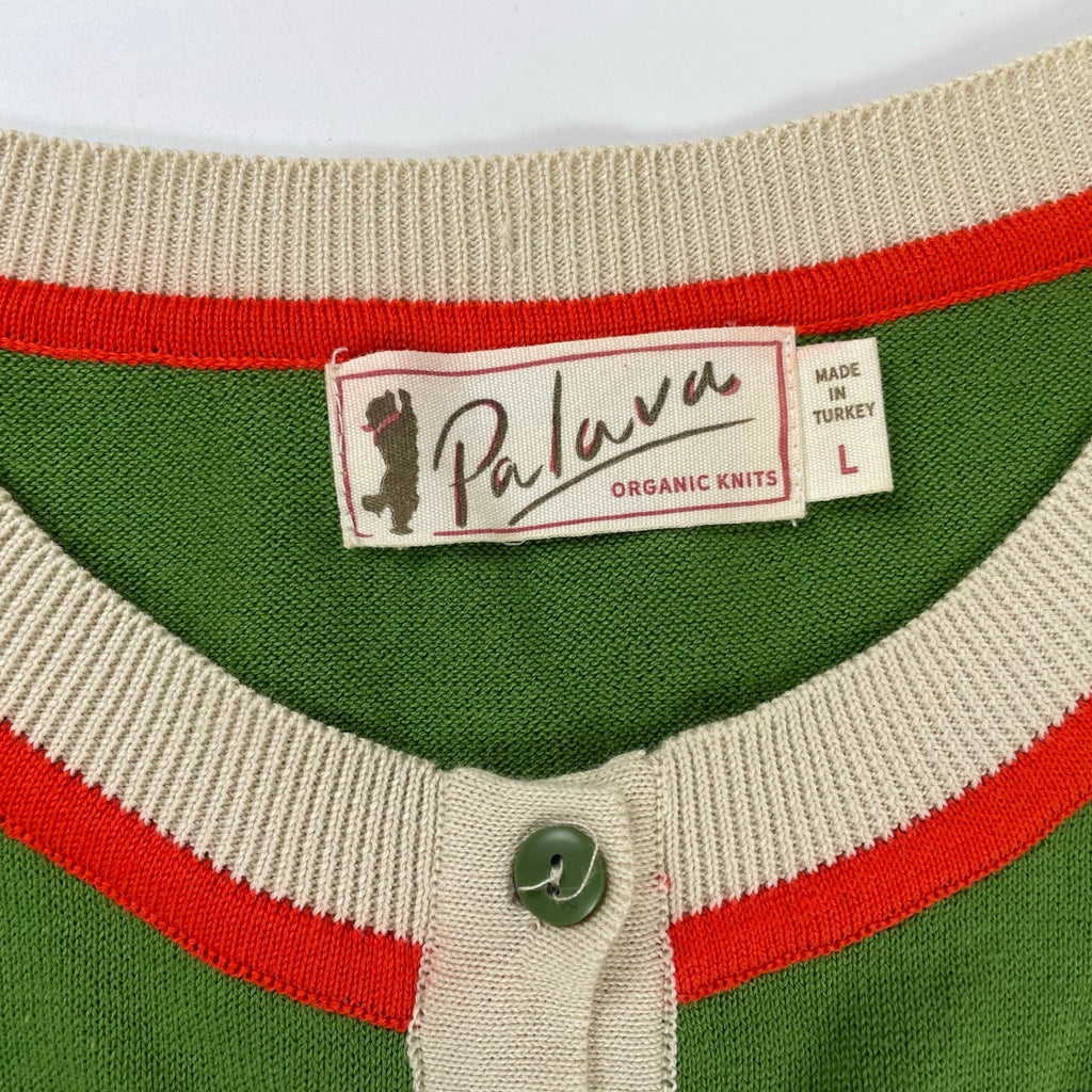 Palava パラバ / エンブロイダリーカーディガン バード 参考定価：24,000程度 SIZE:L