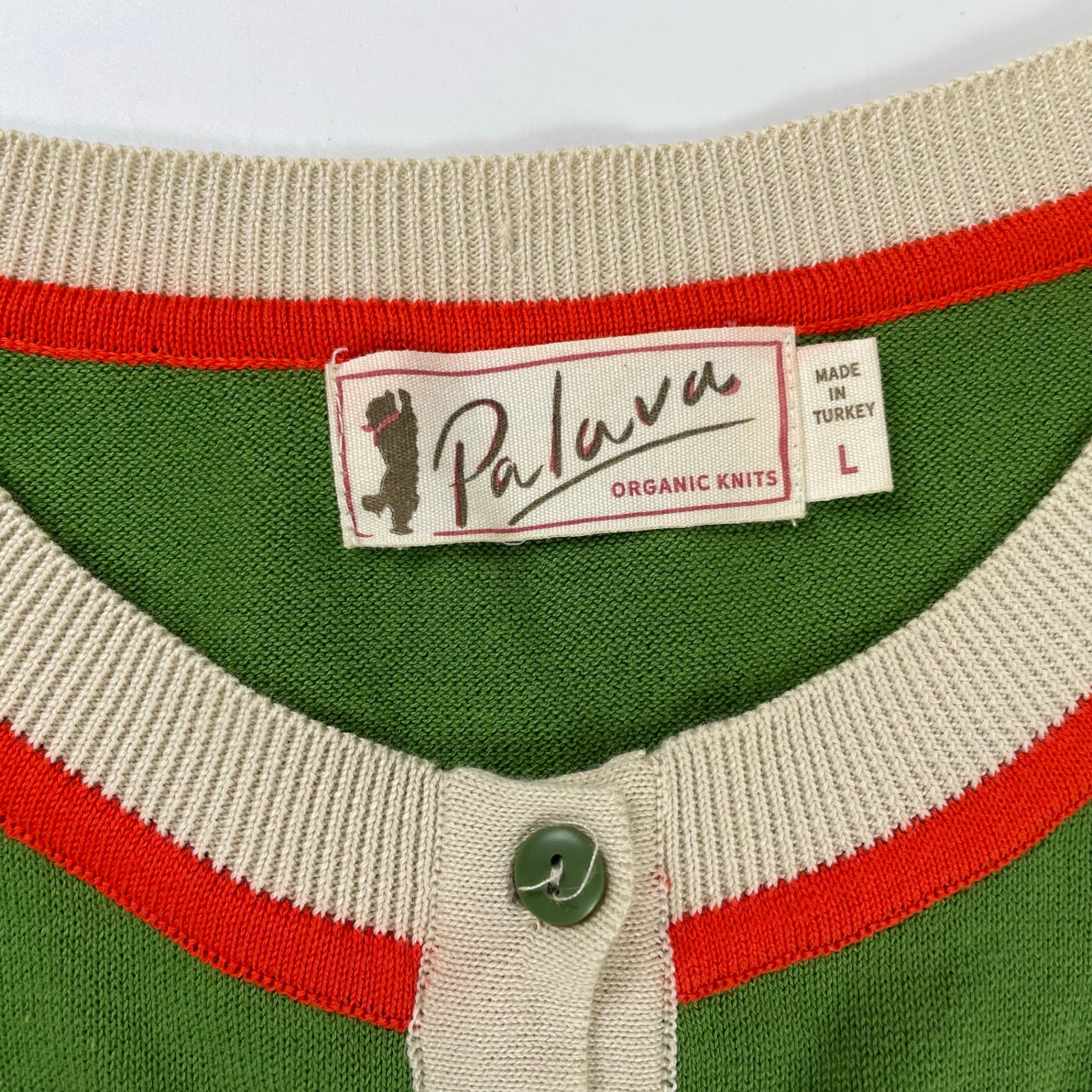 Palava パラバ / エンブロイダリーカーディガン バード 参考定価：24,000程度 SIZE:L