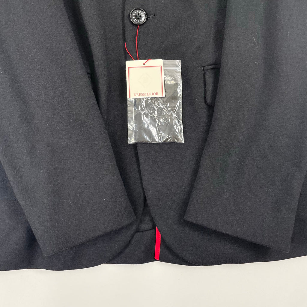 DRESSTERIOR / ウールブレンド ノーカラーリラックスジャケット 未使用品 参考定価：33,000+tax SIZE:S